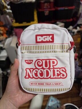 Cup NOODLE bag DGK White & Red Cup Noodles Shoulder Bag
